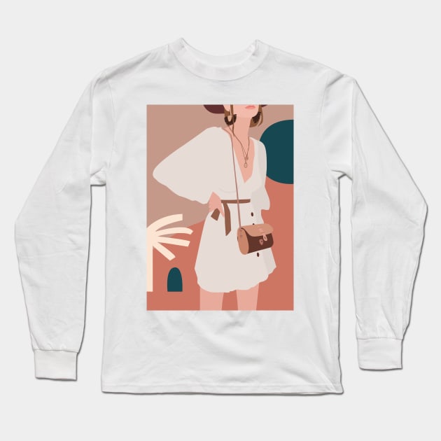 Boutique de Mode #1 Long Sleeve T-Shirt by Art Consulate